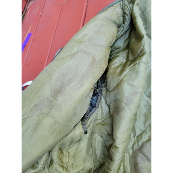 Vintage LAKEVIEW SPORTSWEAR Military CAMO Field Jacket Men's XL Insulated - Picture 13 of 16